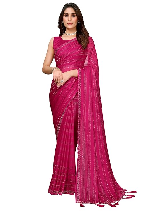 Yashika Women's latest Chiffon Saree 